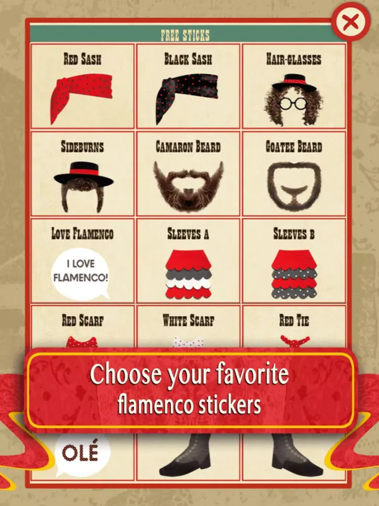 Crazy Flamenco Costume Booth - A Funny Photo Editor and Uploader iPad  سکرین شاٹس