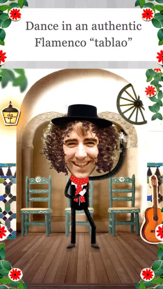 Crazy Flamenco Rumba Dance – Enjoy dancing Spanish music with this funny Face Photo Booth (perfect for guitar lovers) 스크린샷