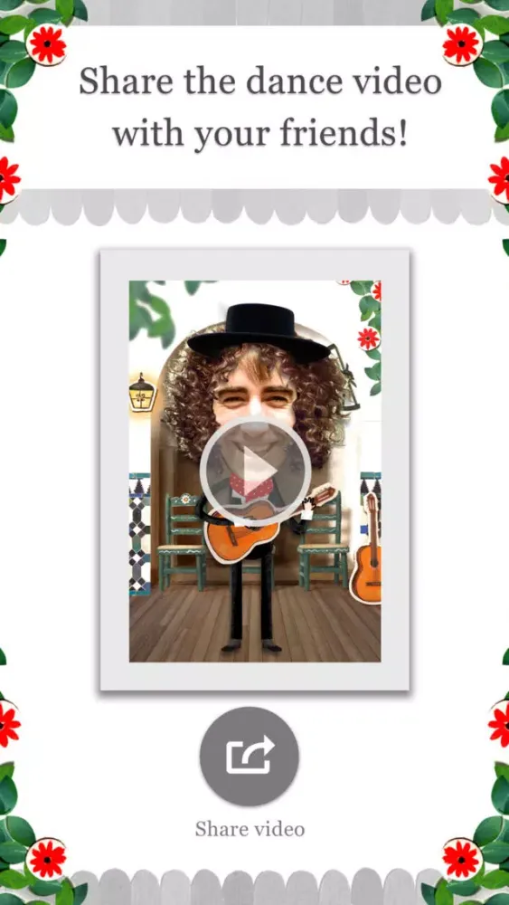 Crazy Flamenco Rumba Dance – Enjoy dancing Spanish music with this funny Face Photo Booth (perfect for guitar lovers) 스크린샷