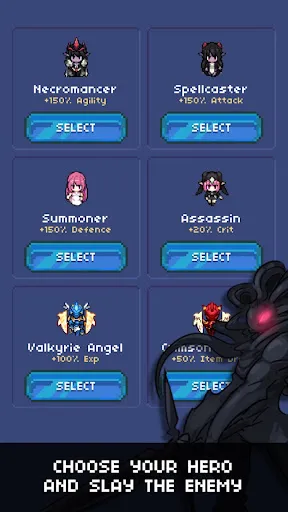 Tangkapan layar Hero's Quest: Automatic RPG