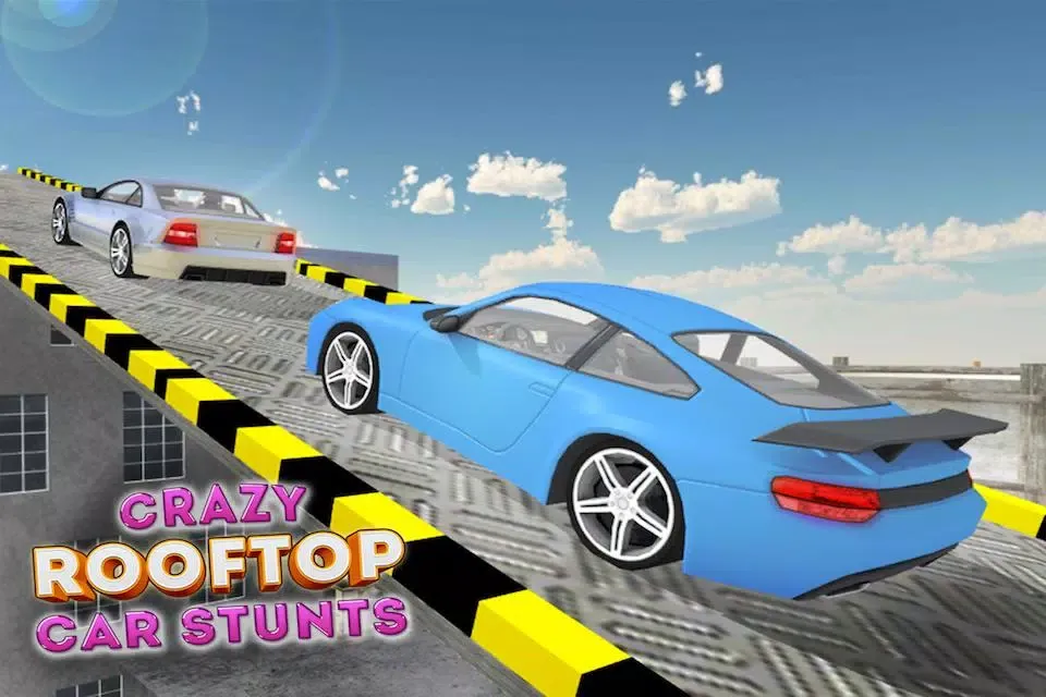 Crazy Roof Top Car Stunts 3D应用截图