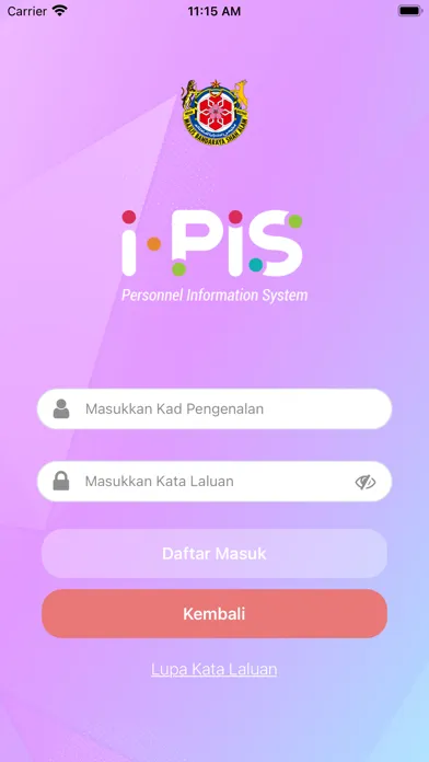 Tangkapan layar iPIS