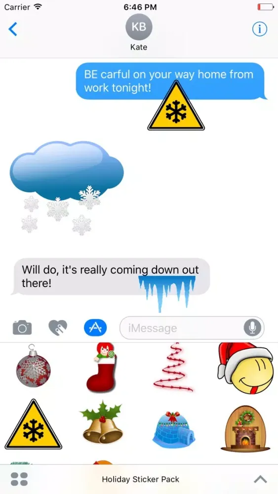 Zrzuty ekranu 'Tis The Season Sticker Pack