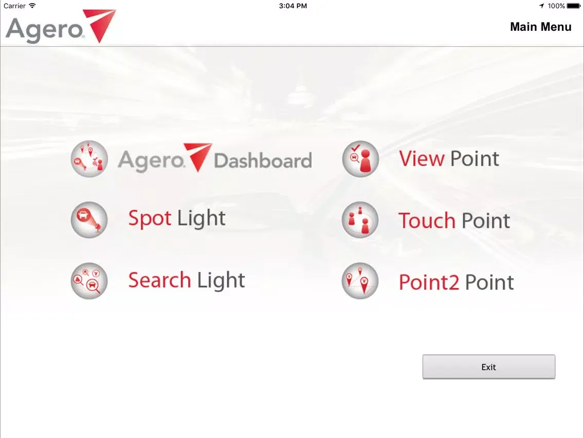 Agero Field Connect iPad  स्क्रीनशॉट