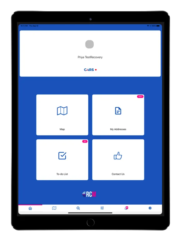 تصاویر RCM - RecoveryConnect Mobile iPad 