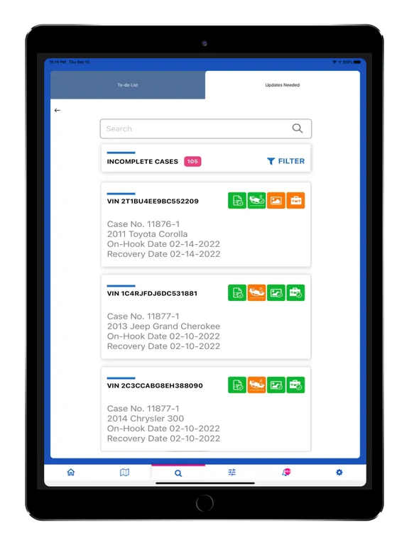 تصاویر RCM - RecoveryConnect Mobile iPad 