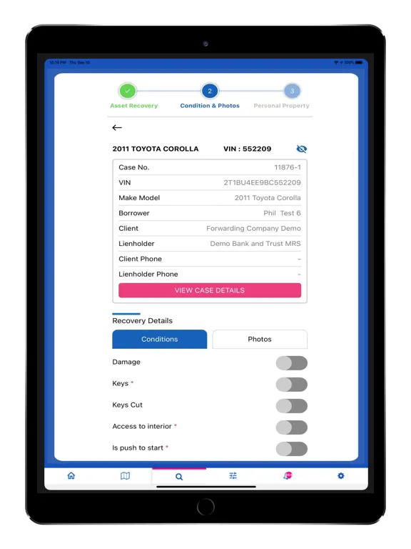تصاویر RCM - RecoveryConnect Mobile iPad 