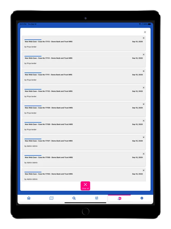 تصاویر RCM - RecoveryConnect Mobile iPad 