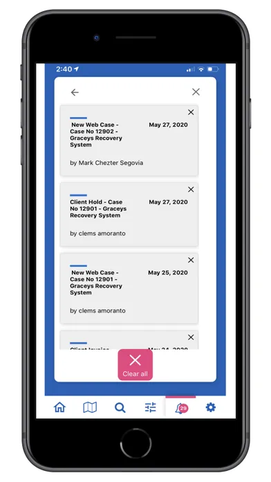 تصاویر RCM - RecoveryConnect Mobile