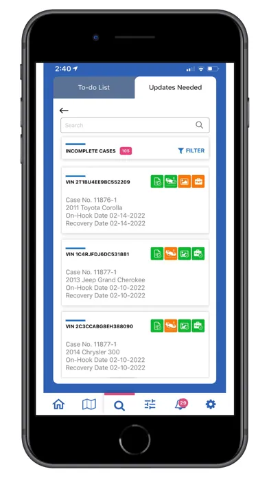 تصاویر RCM - RecoveryConnect Mobile