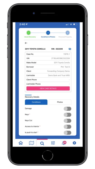 تصاویر RCM - RecoveryConnect Mobile