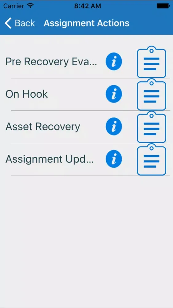 Recovery Connect スクリーンショット