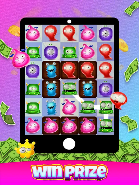 Zrzuty ekranu Candy Monster - Win Real Cash iPad 