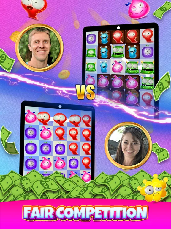 Zrzuty ekranu Candy Monster - Win Real Cash iPad 