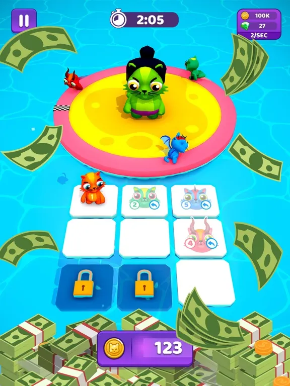 Capturas de pantalla de Kitties Merge - Real Cash iPad 