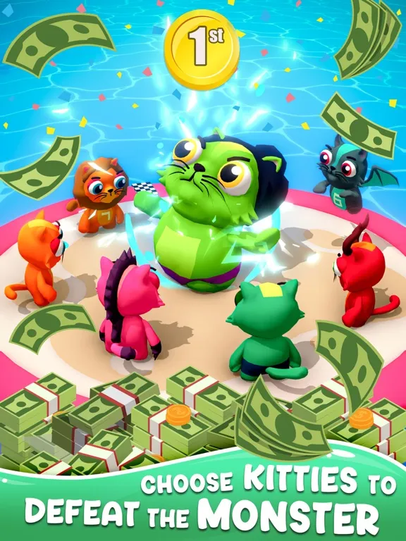 Capturas de pantalla de Kitties Merge - Real Cash iPad 