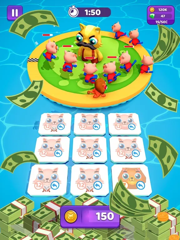 Capturas de pantalla de Kitties Merge - Real Cash iPad 