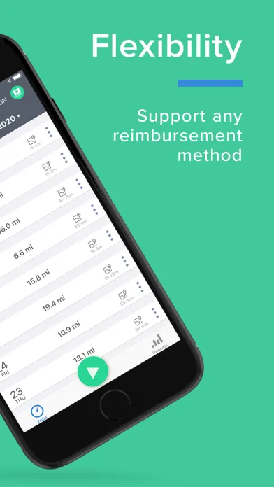 Captures d'écran de mLog Mileage Tracker - mBurse