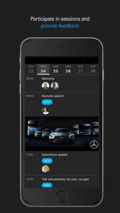 Screenshot di Mercedes-Benz Event