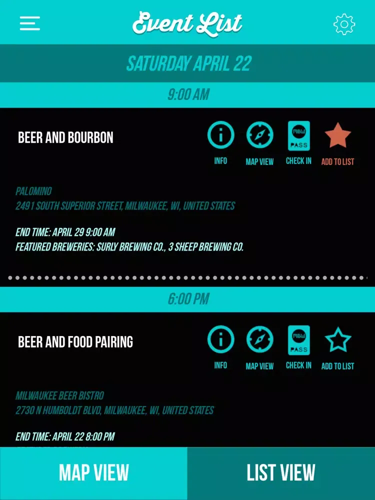 صور Milwaukee Beer Week The App iPad 