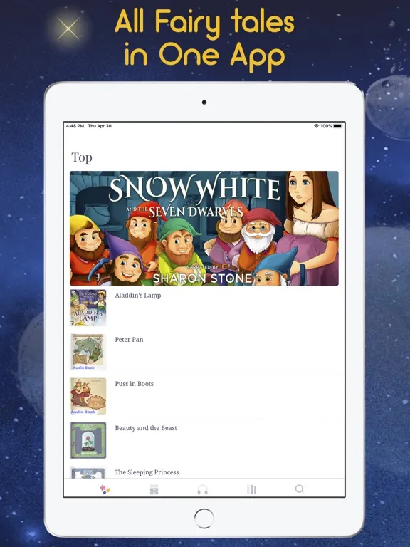 Ảnh chụp màn hình của Fairy Tales & Bedtime Stories iPad 