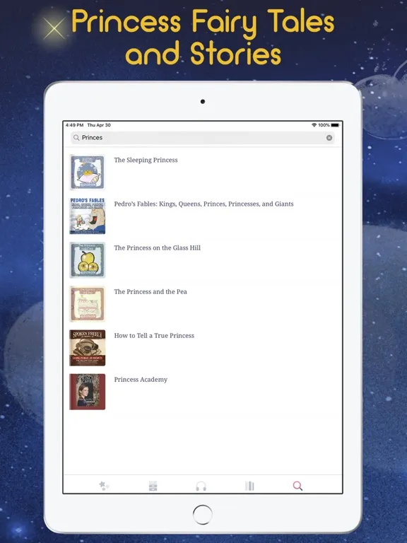 Ảnh chụp màn hình của Fairy Tales & Bedtime Stories iPad 