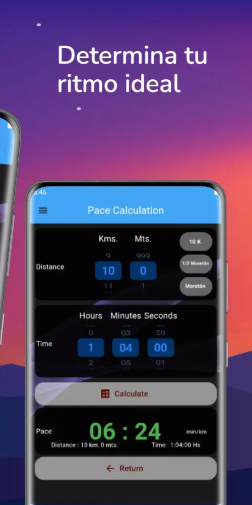 Running pace calculator应用截图