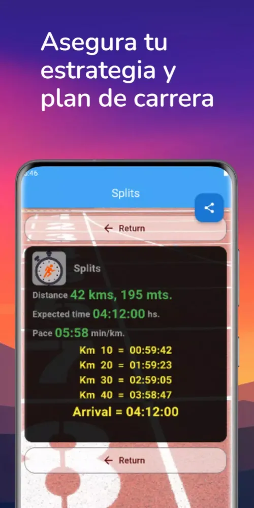 Running pace calculator应用截图