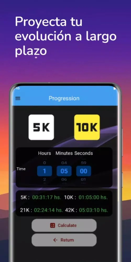 Running pace calculator应用截图
