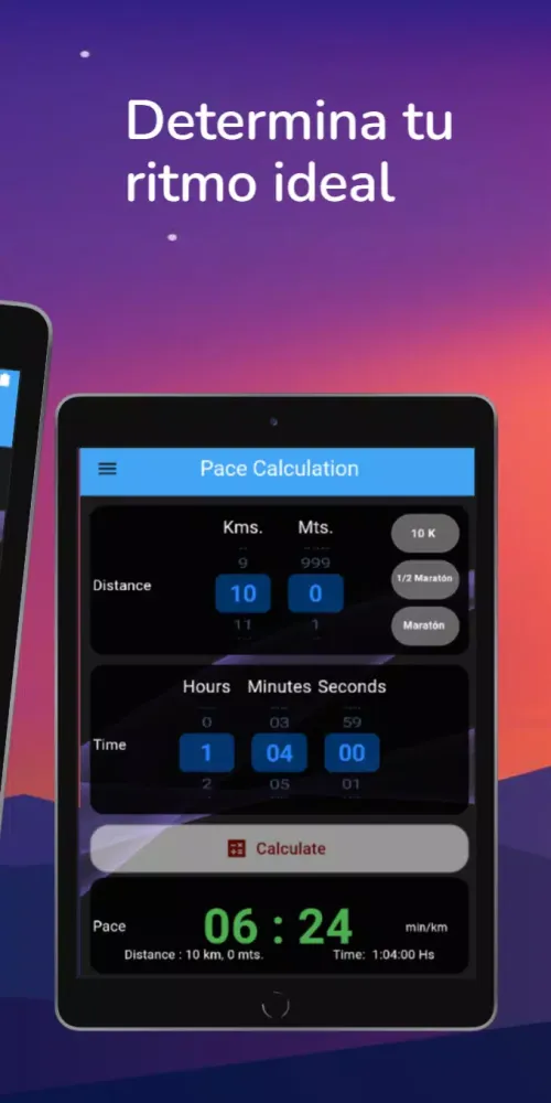 Running pace calculator应用截图