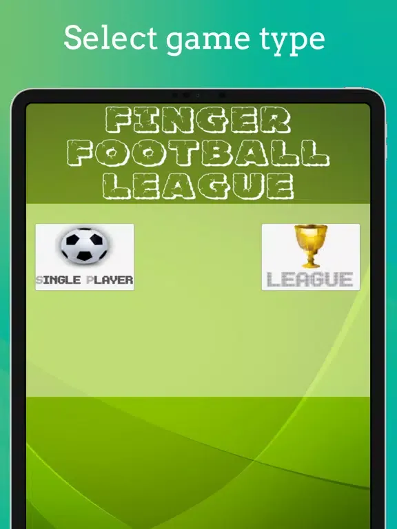 Finger Soccer League iPad  Screenshots