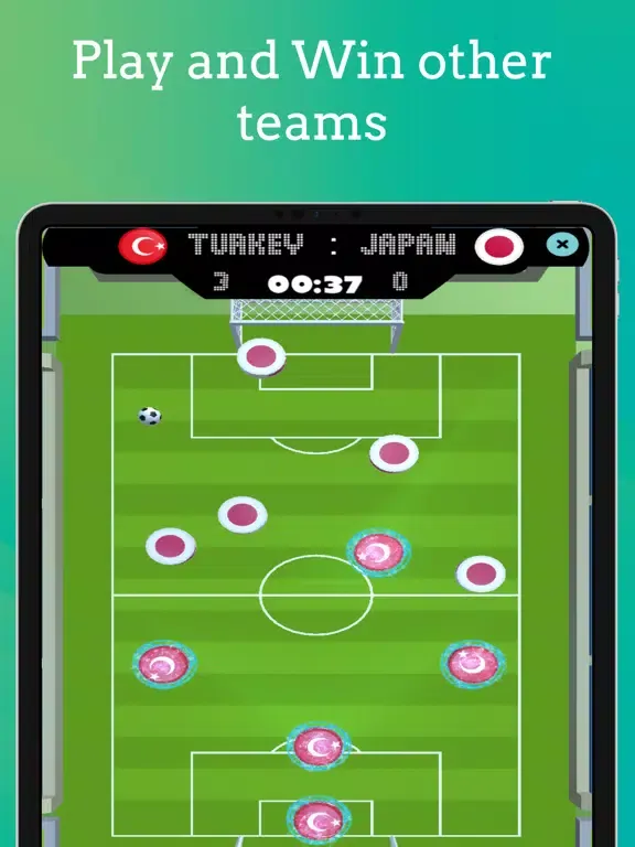 Finger Soccer League iPad  Screenshots