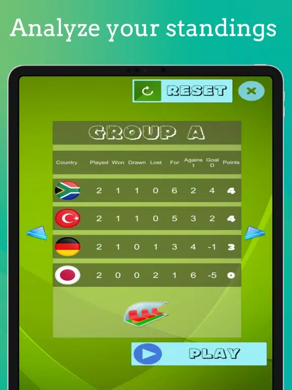 Finger Soccer League iPad  Screenshots