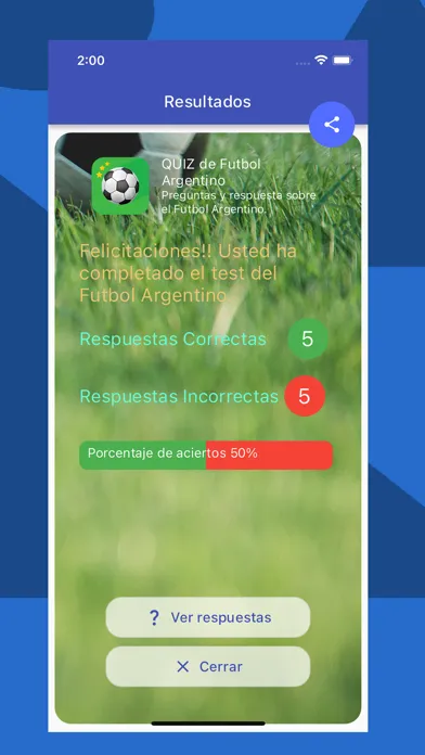 Zrzuty ekranu Quiz Futbol Argentino