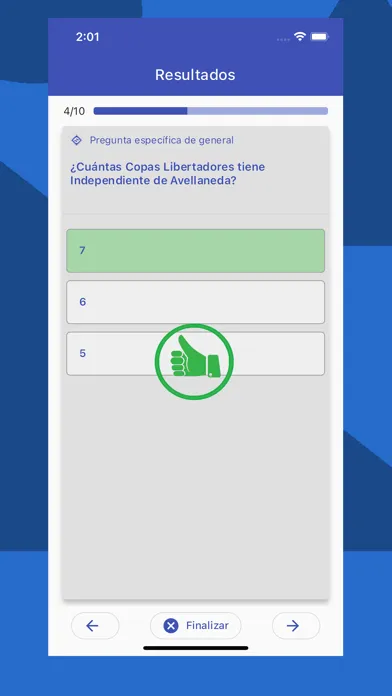 Zrzuty ekranu Quiz Futbol Argentino