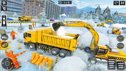 Snow Excavator Crane Simulator スクリーンショット
