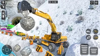 Snow Excavator Crane Simulator スクリーンショット