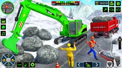 Snow Excavator Crane Simulator スクリーンショット