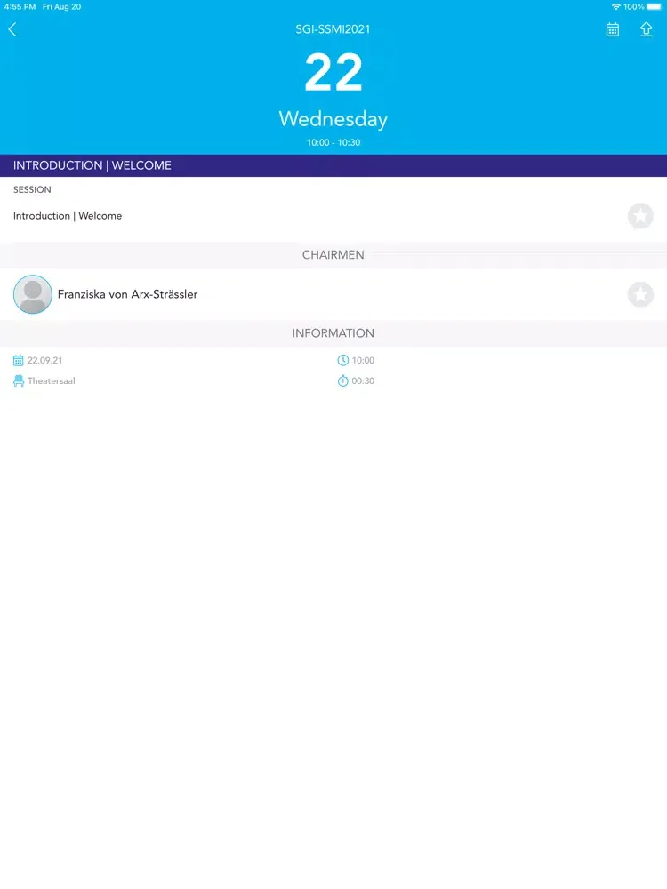 Screenshot di SGI-SSMI 2021 iPad 