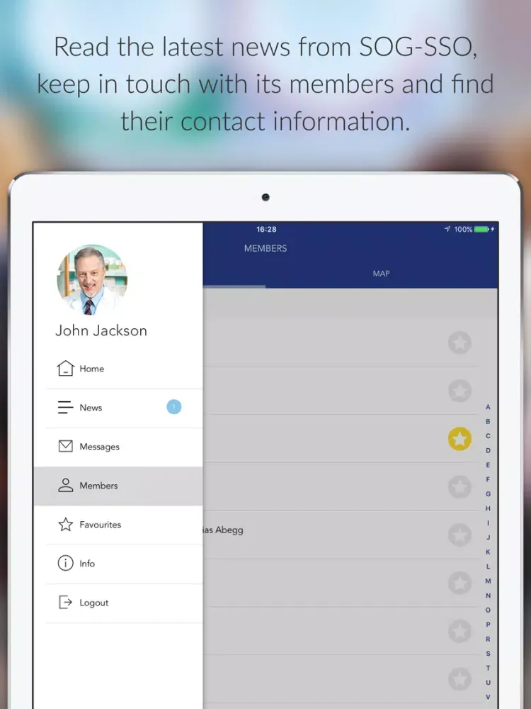 SOG-SSO iPad  سکرین شاٹس