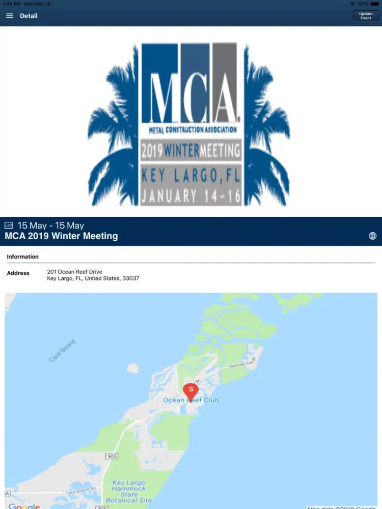 Screenshot di MCA 2022 iPad 