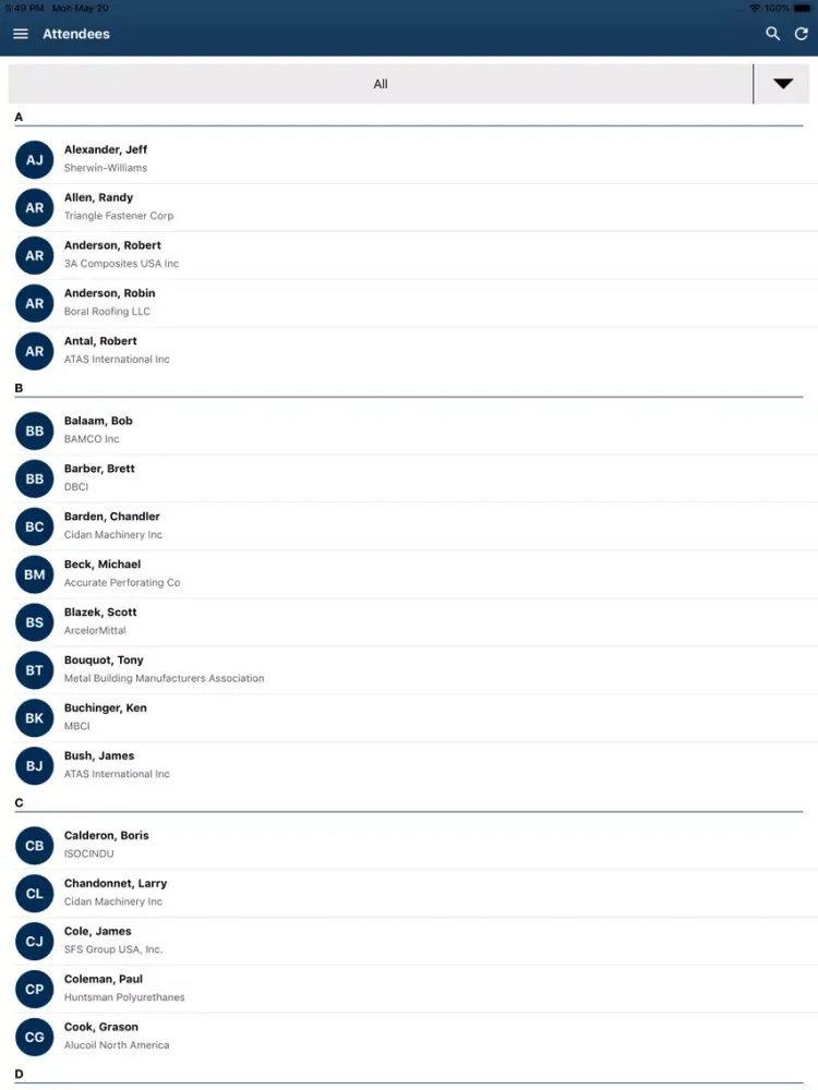 Screenshot di MCA 2022 iPad 