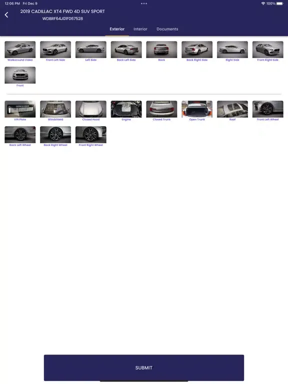 Captures d'écran de MyCar Self Inspection iPad 