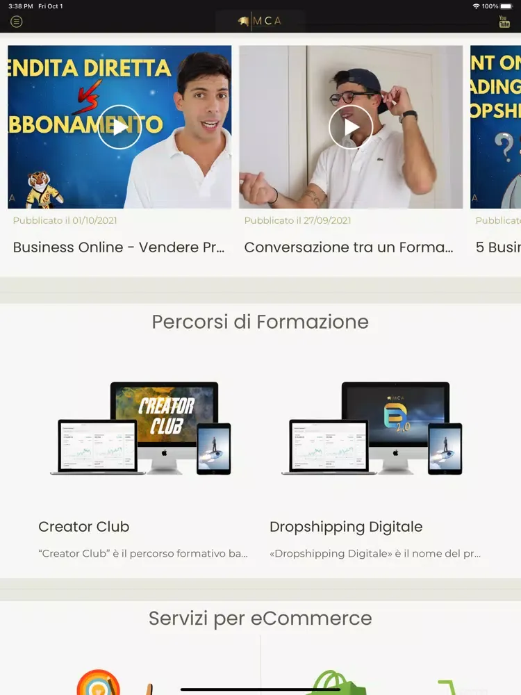 MCA - Marco Cappelli Agency iPad 应用截图