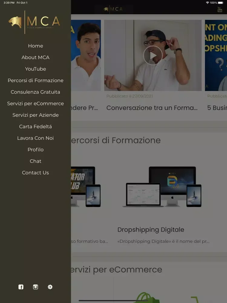 MCA - Marco Cappelli Agency iPad 应用截图