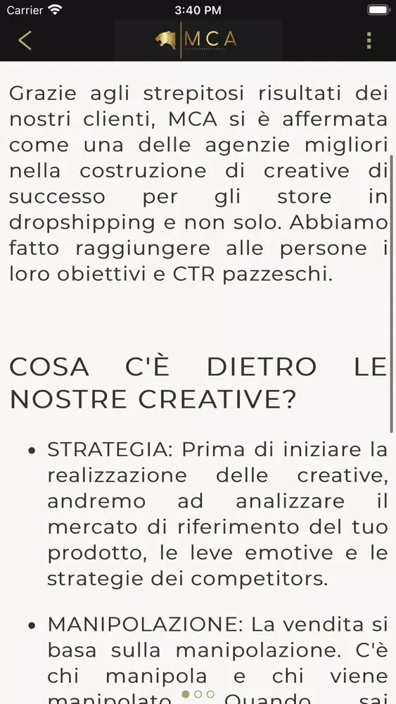 MCA - Marco Cappelli Agency应用截图