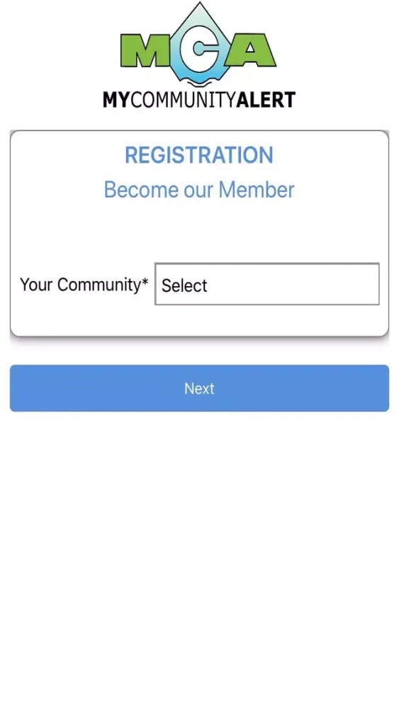 Screenshot di My Community Alert (MCAlert)