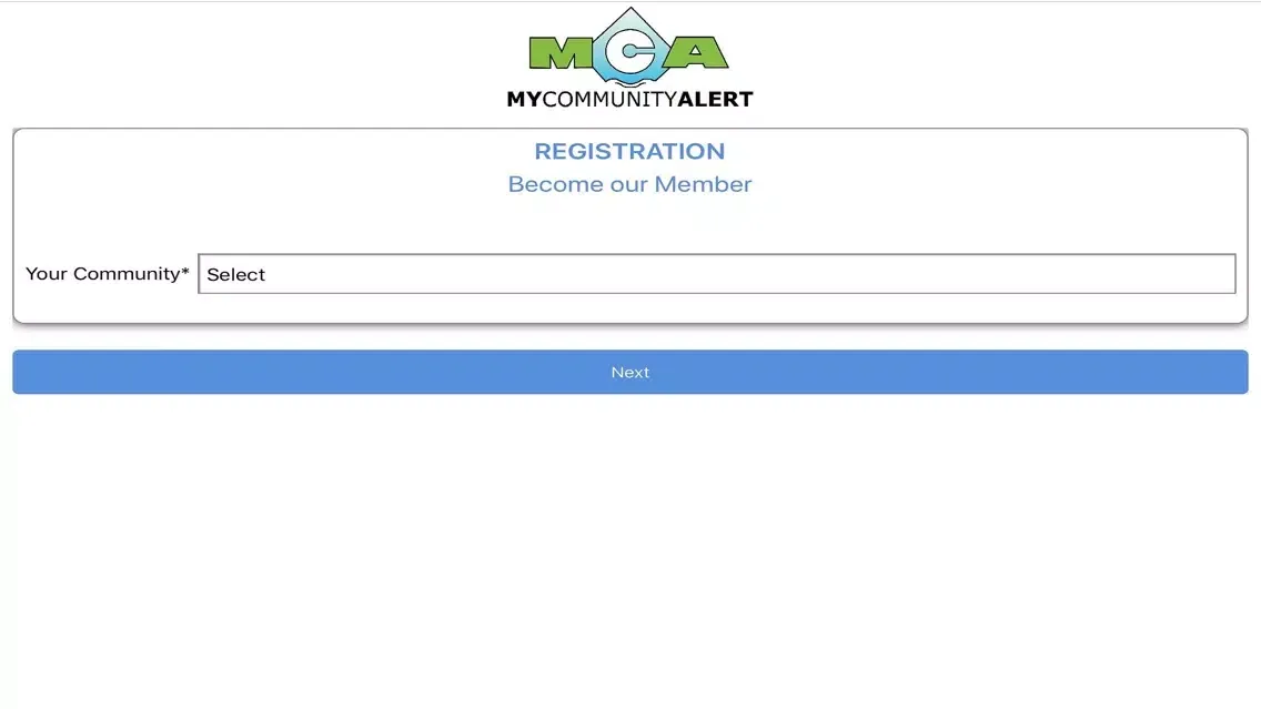 Screenshot di My Community Alert (MCAlert)