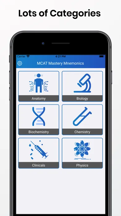ภาพหน้าจอของ MCAT Mastery Flashcards Tricks