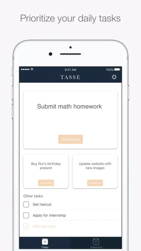 Tasse: Daily To-Do List应用截图